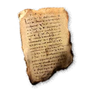 Half-Burnt Letter from C. inventory icon