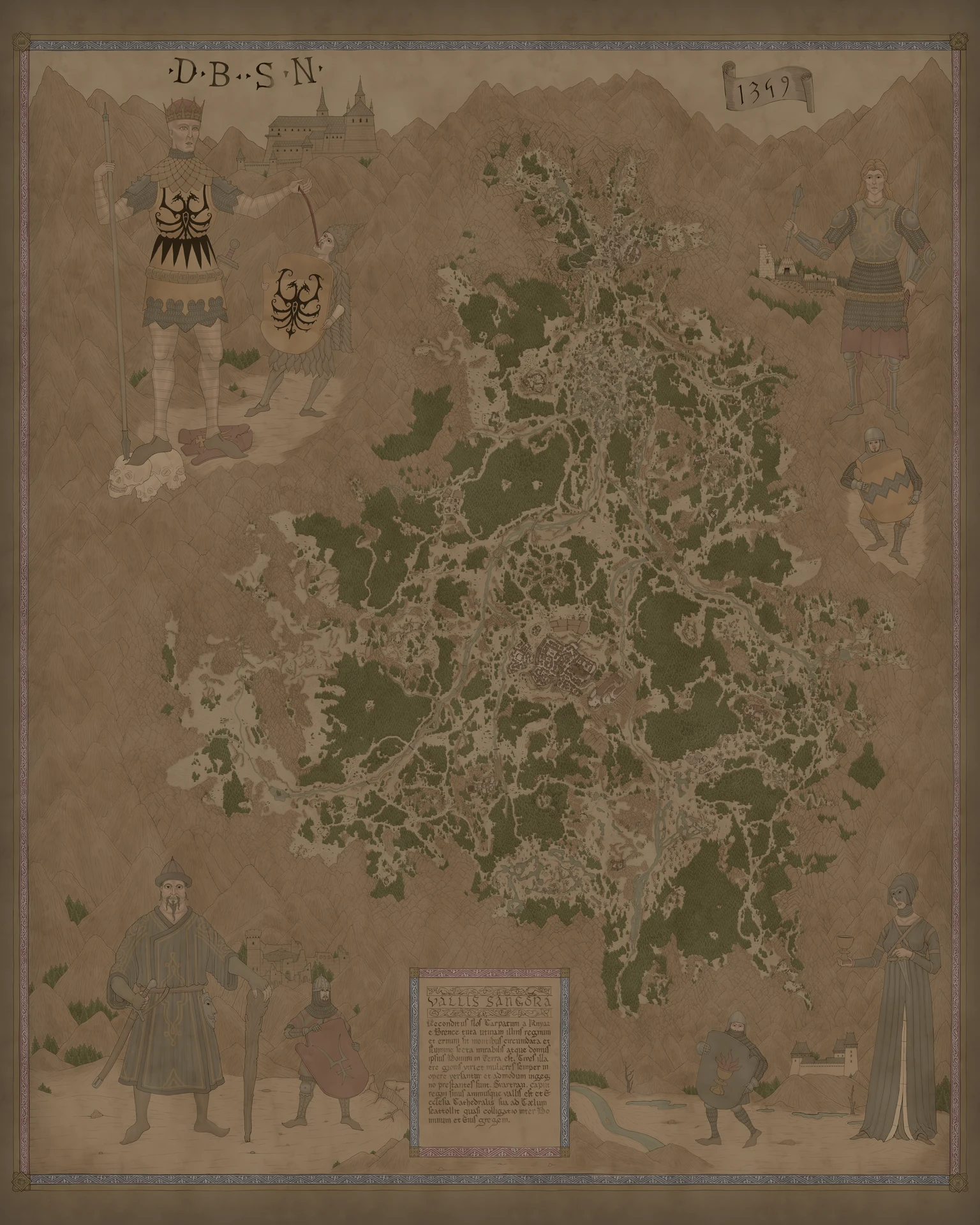 World map. Place names, route conditions and guide links are in the index below.